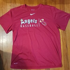 Nike Red Angels Baseball Tee